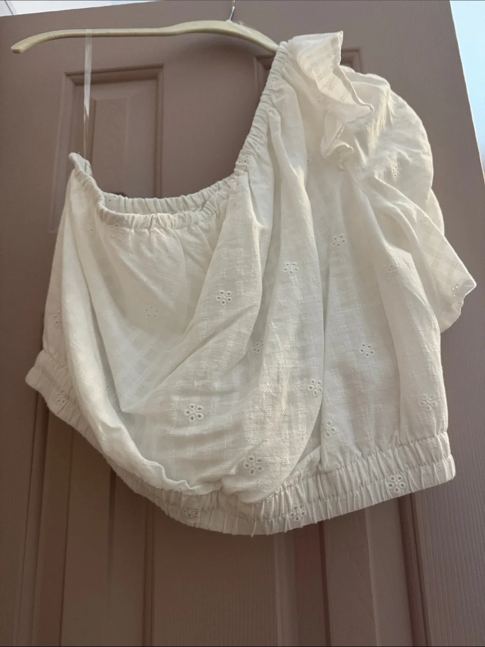 Universal Threads NWT White Eyelet Two-Piece Crop Top & Skirt Set